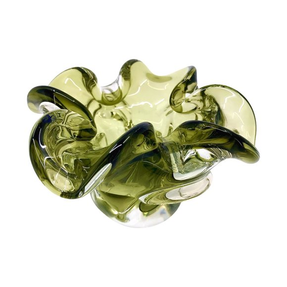Murano Style Other - Vintage Murano Style Art Glass Bowl Ashtray